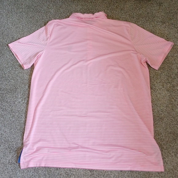RLX Ralph Lauren Striped Polo Golf Shirt Men's Size Large - Picture 2 of 5